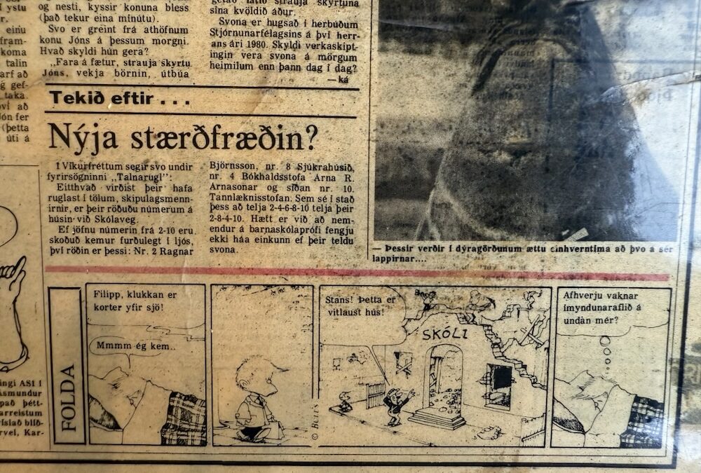 📆 28.08.2025 – Mafalda en Islandais