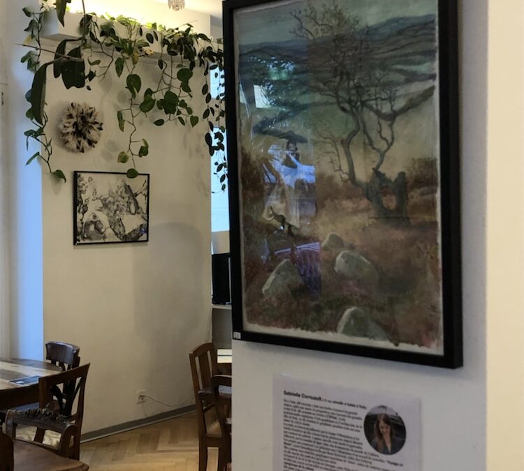 🎨 Exposition – Gabrielle Cornuault au Café Kymem à Vevey ☕